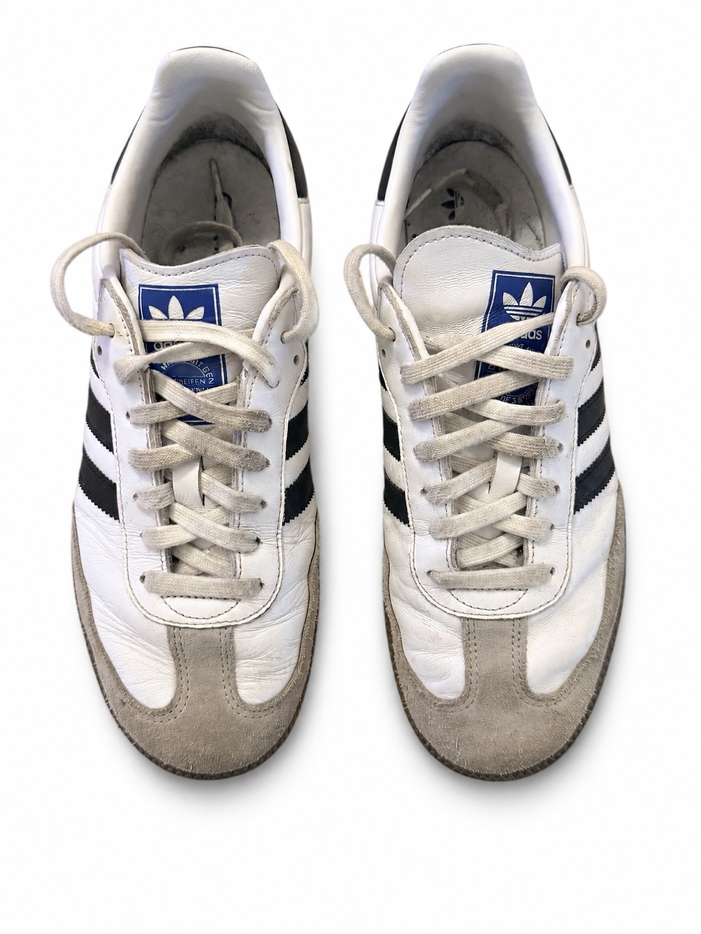 adidas Originals White and Black Retro Sneakers